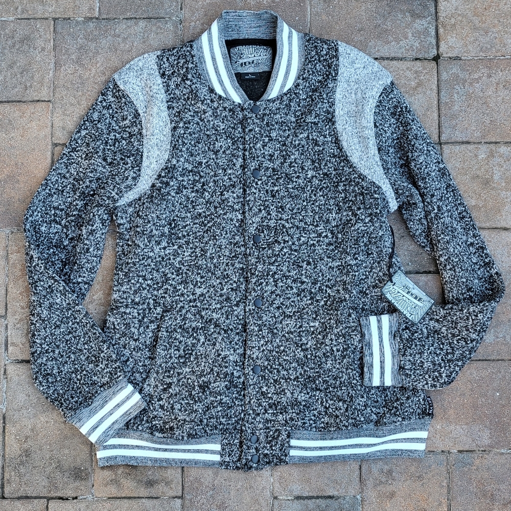 Brooklyn Cloth Mens 100% Cotton Varsity Jacket Large